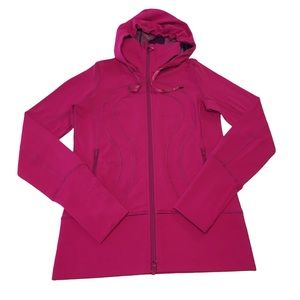 Lululemon Fuchsia Stride Jacket with Hood